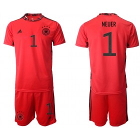 Fußballtrikots Deutschland Manuel Neuer 1 Torwart Kinder Euro 2020 Kurzarm Heimtrikotsatz kaufen